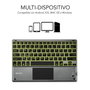 Subblim Teclado Smart Backlit con Touchpad Gris